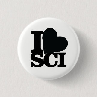 I Love Science pin Ronde Button 3,2 Cm