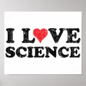 I Love Science Poster (Voorkant)