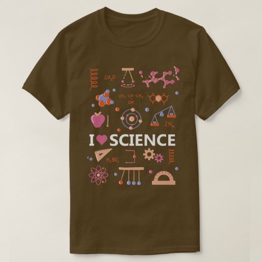 I Love Science Premium T-shirt (Design voorkant)