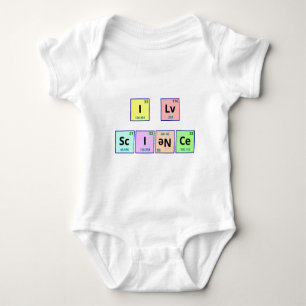 I Love Science Romper