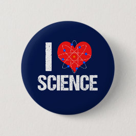 I Love Science Ronde Button 5,7 Cm