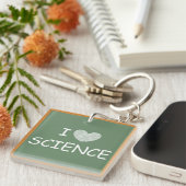 I Love Science Sleutelhanger (Voorkant Rechts)