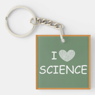 I Love Science Sleutelhanger