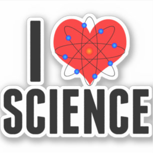 I Love Science Sticker