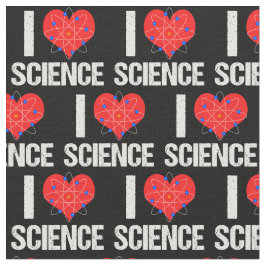 I Love Science Stof