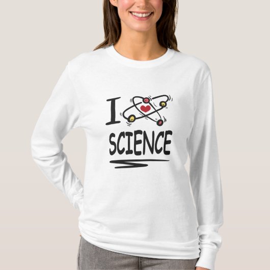I love Science T-shirt (Voorkant)