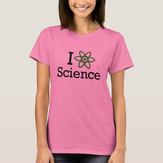 I Love Science T-shirt (Voorkant)