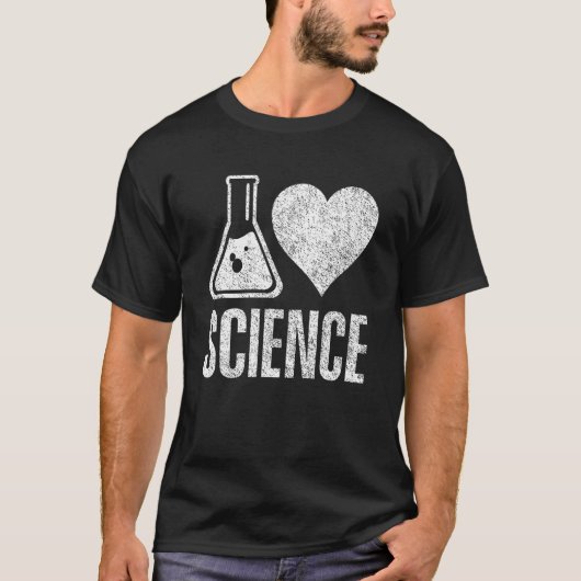 I Love Science Teacher Scientist Scientist Scienti T-shirt (Voorkant)