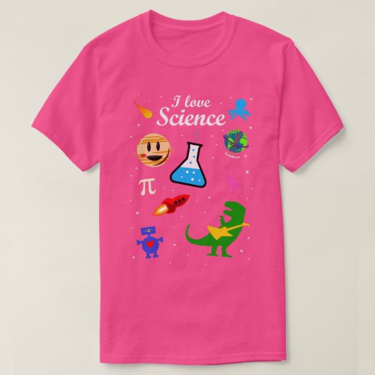 I Love ScienceTShirt T-shirt (Design voorkant)
