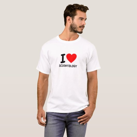 I Love Scientology T-shirt (Voorkant volledig)