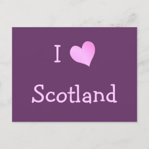 I Love Scotland Briefkaart