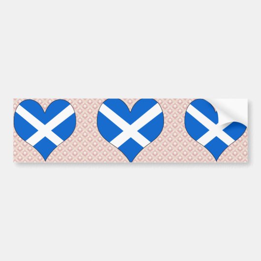 I Love Scotland Bumpersticker (Voorkant)
