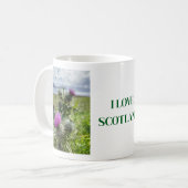I love Scotland. Coffee mug Koffiemok (Voorkant links)