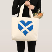 I Love Scotland Grote Tote Bag (Voorkant (product))