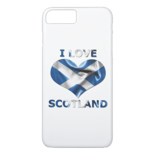 I Love Scotland Heart Flag Case-Mate iPhone Case