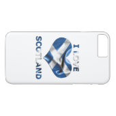 I Love Scotland Heart Flag Case-Mate iPhone Case (Achterkant (Horizontaal))