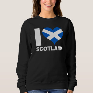 I Love Scotland Heart Flag Scotland 1 Trui