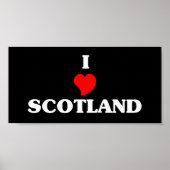 I Love Scotland Poster (Voorkant)