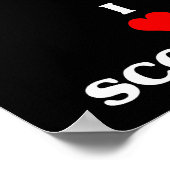 I Love Scotland Poster (Hoek)