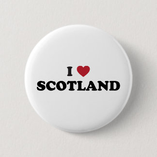 I Love Scotland Ronde Button 5,7 Cm