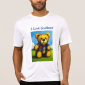 I Love Scotland Teddy Bear T-Shirt (Voorkant)