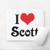 I Love Scott Muismat (Met muis)