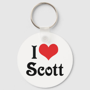I Love Scott Sleutelhanger