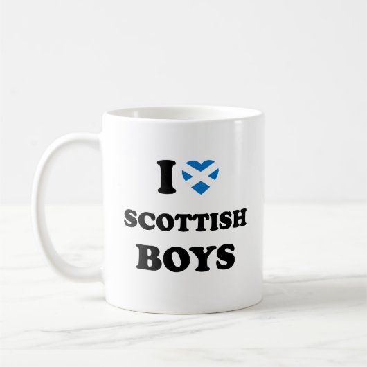 I Love Scottish Boys Koffiemok (Links)