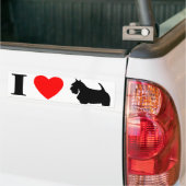I Love Scottish Terriers Bumpersticker (Op Truck)