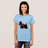 I Love Scottish Terriers, Groot rood hart van de l T-shirt (Voorkant volledig)