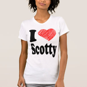 I Love Scotty Heart Art (T-shirt) T-Shirt