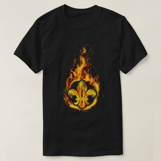 I Love Scouting Fire Scout Leader Best Cool Scout T-shirt (Design voorkant)
