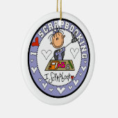 I Love Scrapbooking Keramisch Ornament (Rechts)