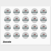I Love Scrapbooking Ronde Sticker (Vel)