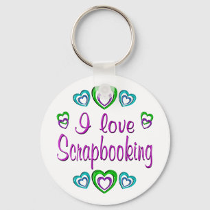 I Love Scrapbooking Sleutelhanger