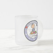 I Love Scrapbooking Tshirts and Gifts Matglas Koffiemok (Voorkant rechts)