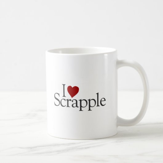 I Love Scrapple Koffiemok (Rechts)