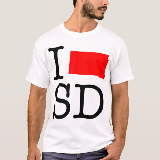 I Love SD South Dakota T-Shirt