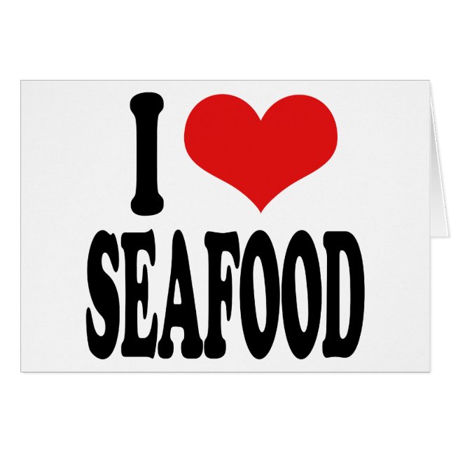 I Love Seafood (Voorkant Horizontaal)