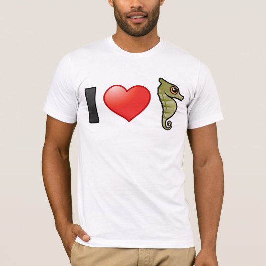 I Love Seapaarden T-shirt (Voorkant)