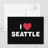 I Love Seattle Briefkaart (Voorkant / Achterkant)