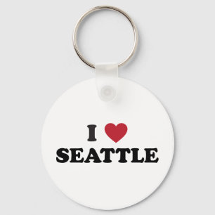 I Love Seattle Washington Sleutelhanger