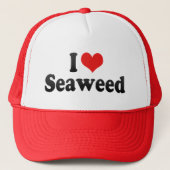 I Love Seaweed Trucker Pet (Voorkant)
