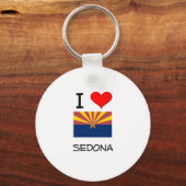 I Love SEDONA Arizona Sleutelhanger (Voorkant)