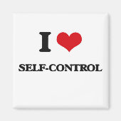 I Love Self-Control Magneet (Voorkant)