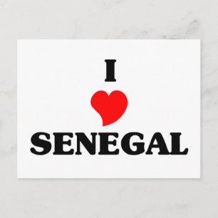 I Love Senegal Briefkaart