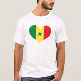 I Love Senegal Flag T-shirt