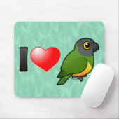 I Love Senegal Parrots Muismat (Met muis)