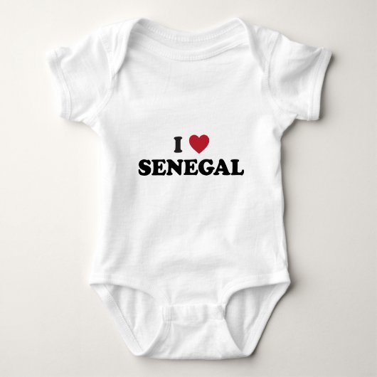 I Love Senegal Romper (Voorkant)