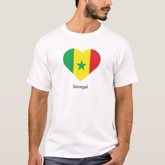 I Love Senegal T-shirt (Voorkant)